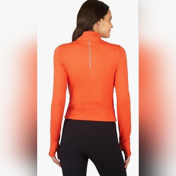 Yogalicious Lux- Lux Crosstrain Everyday Half Zip Jacket with Thumbholes - Picture 2 of 2